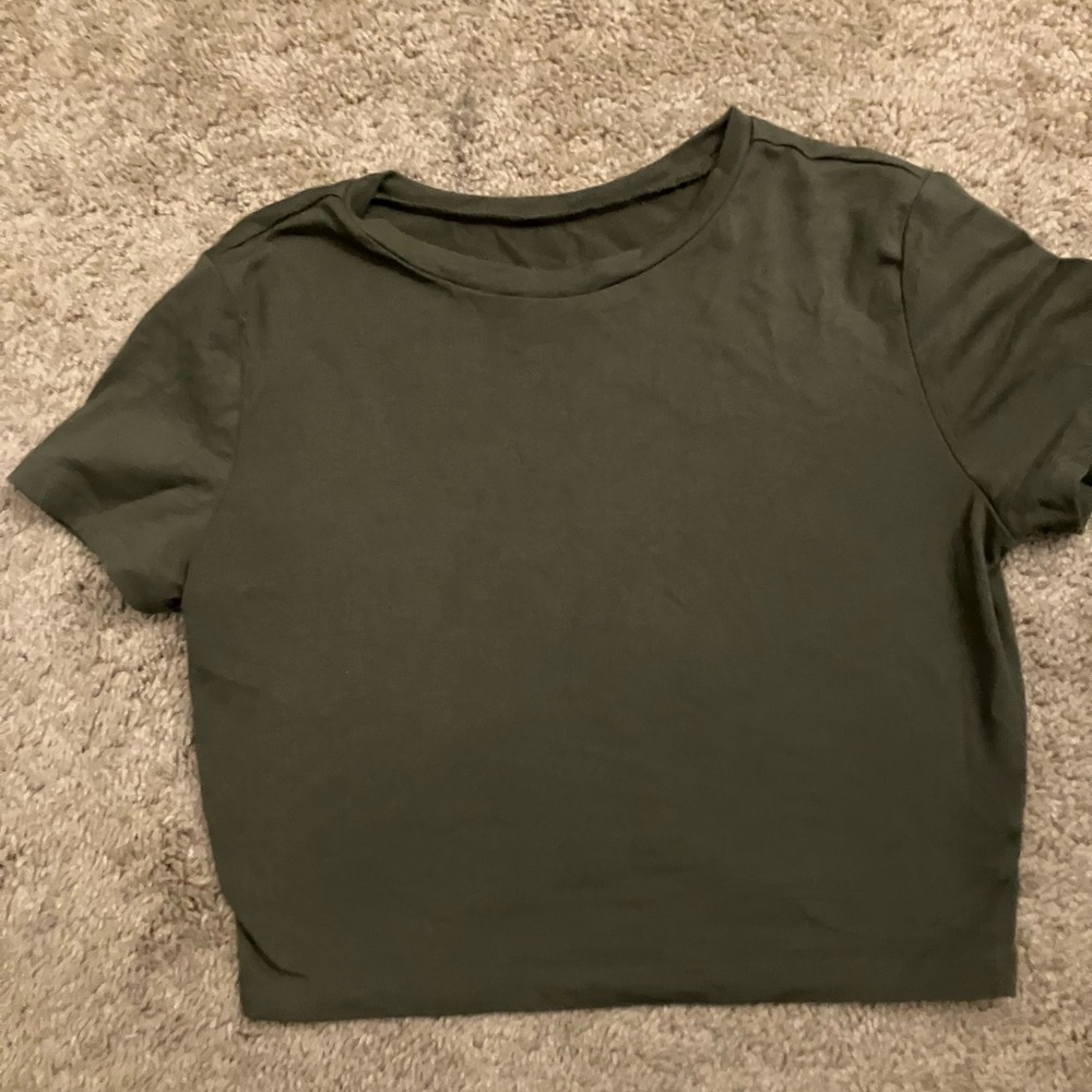 Wild Fable Olive Green Crop Top